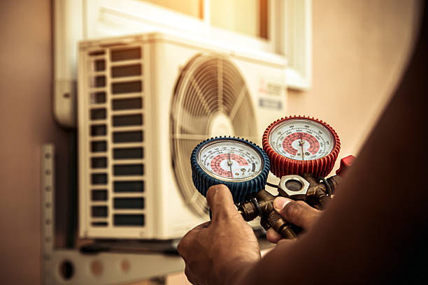 Professional Hvac technician working in Harmony, PA